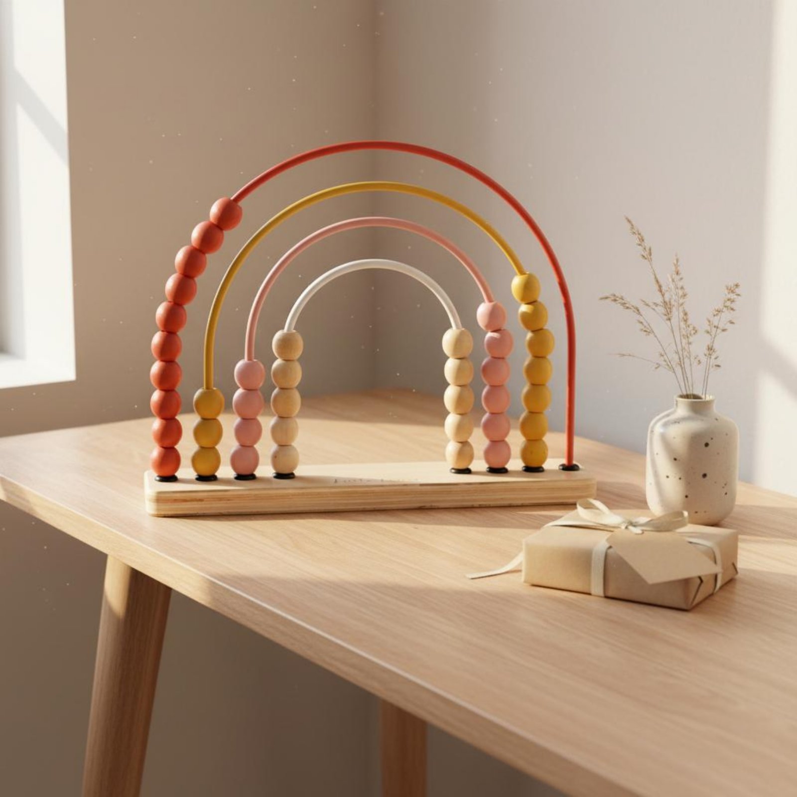 Abacus Counting Bead - Rainbow Abacus Toy Develops Math Skills