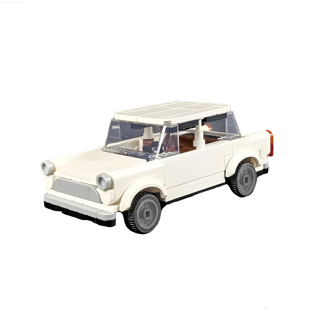 Kids Education In Germany - MOC Trabant Car Bricks Model Germany