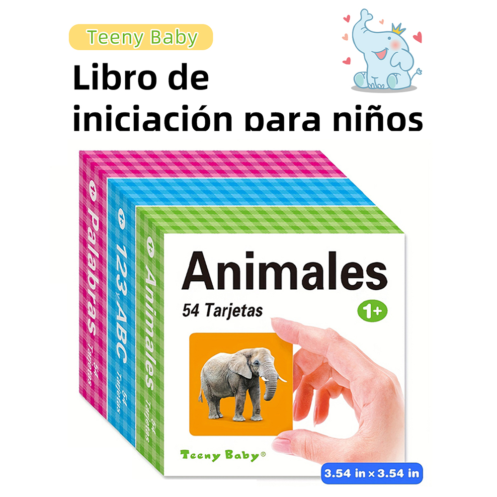 Kids Education Card - Different types of Spanish learning cards