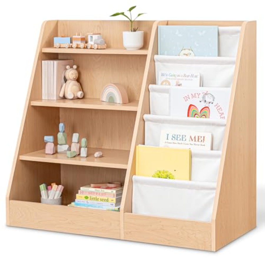 Montessori Shelf Toy - Bookshelf 35.2 x 15.7 x 31.5