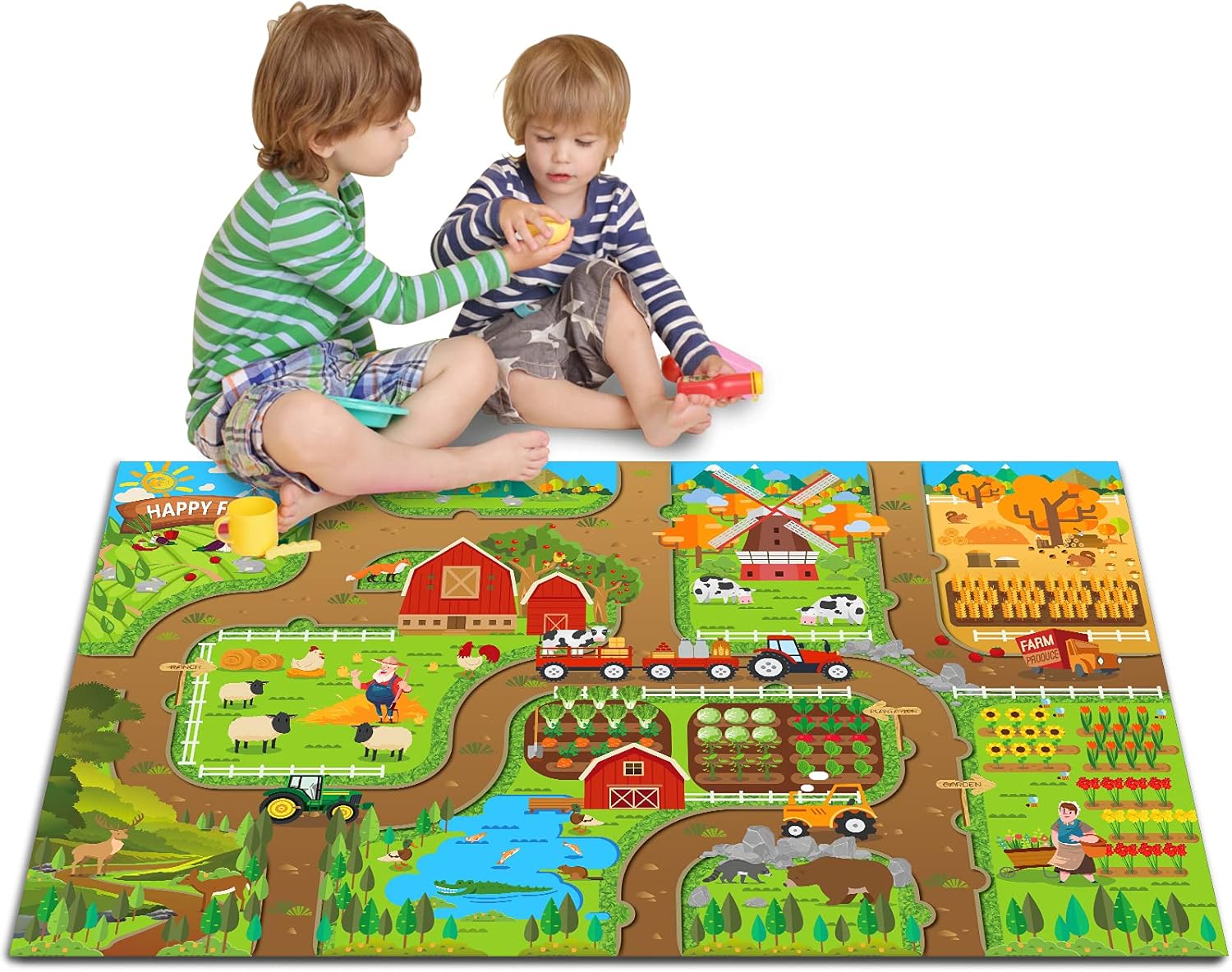 Free Educational Games For Kids - Kids Dream Mat Happy Farm Activity