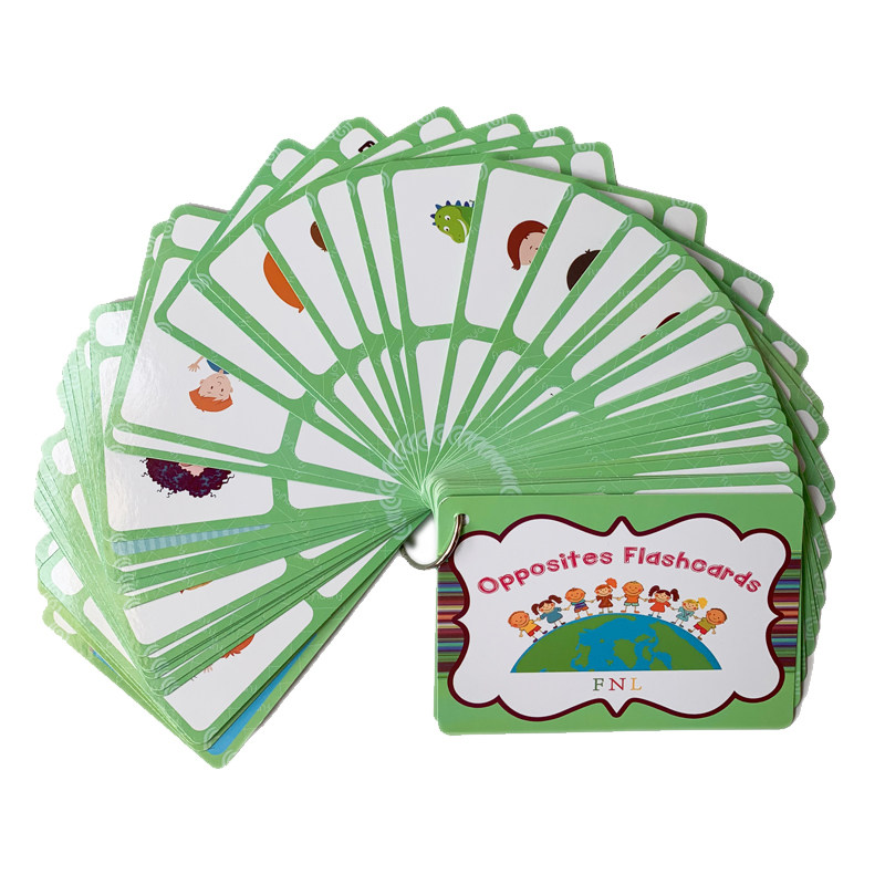 The 100 Groups Opposites Flash - Kids Education Card 评论和价格