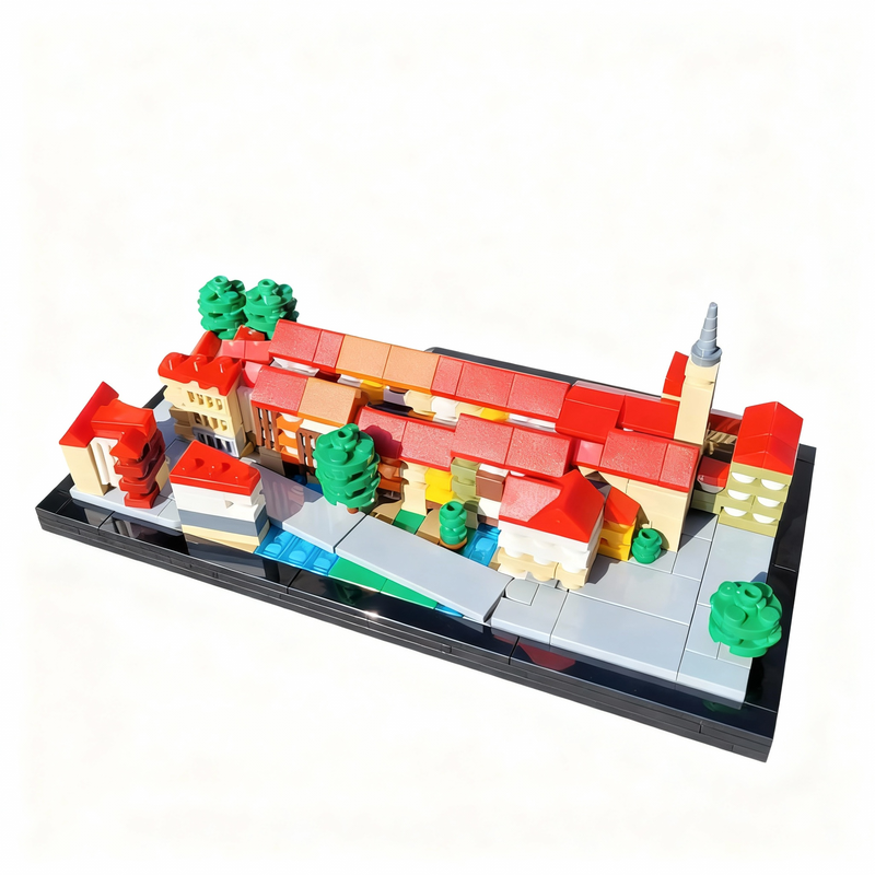 743pcs MOC Krämerbrücke Erfurt - Kids Education In Germany 评论和价格