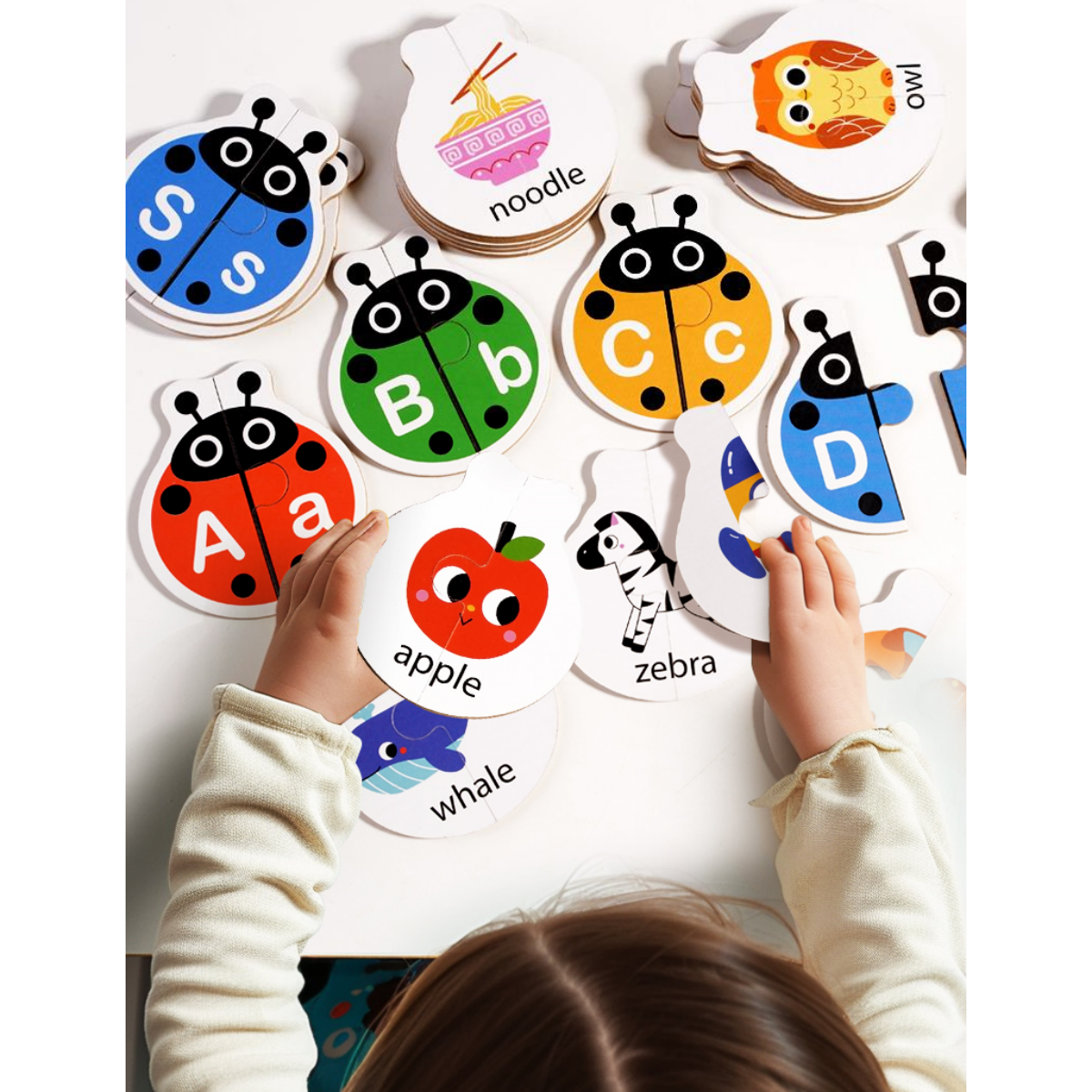 Montessori Matching Letters Fi - Kids Education Card 评论和价格