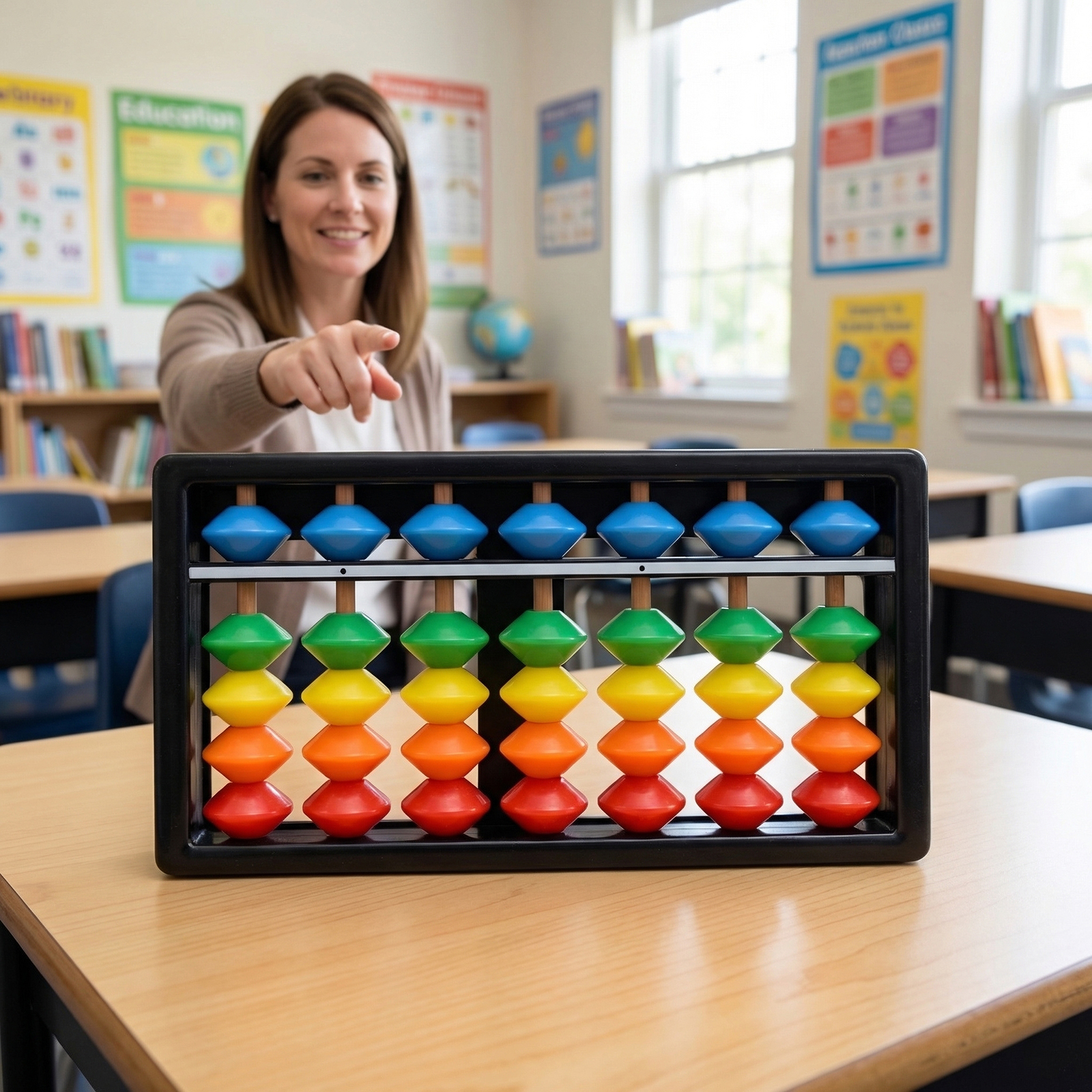 Soroban Calculator with Colorf - Abacus Counting Bead 评论和价格