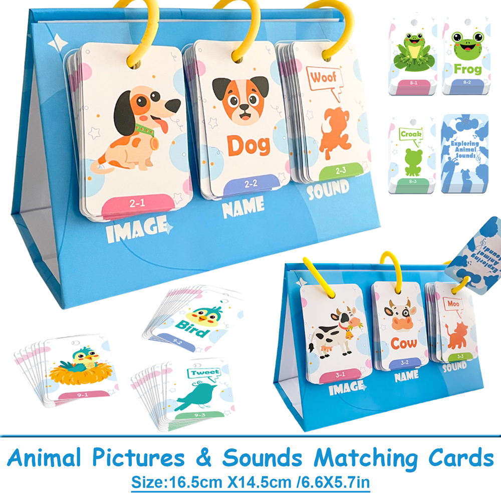 72Pcs Kids Learn Animal Sounds - Kids Education Card 评论和价格