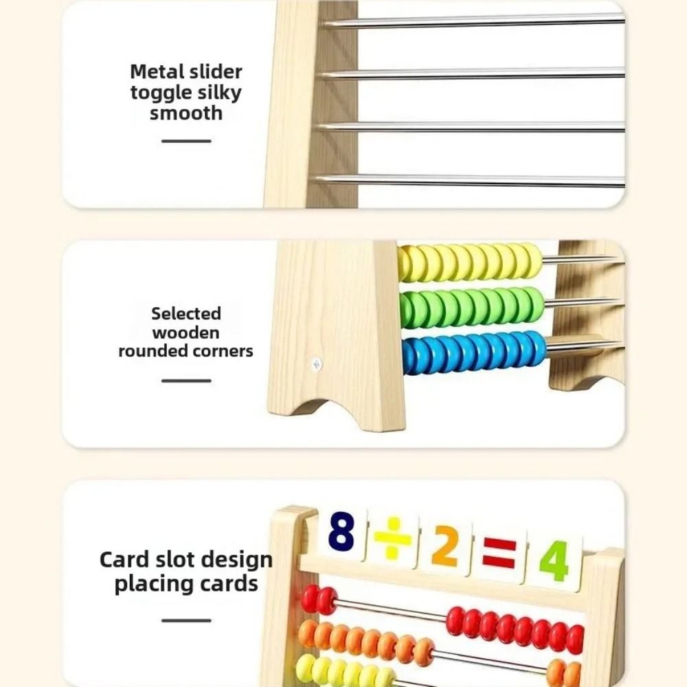 Calculating Beads Wooden Educa - Abacus Counting Bead 评论和价格