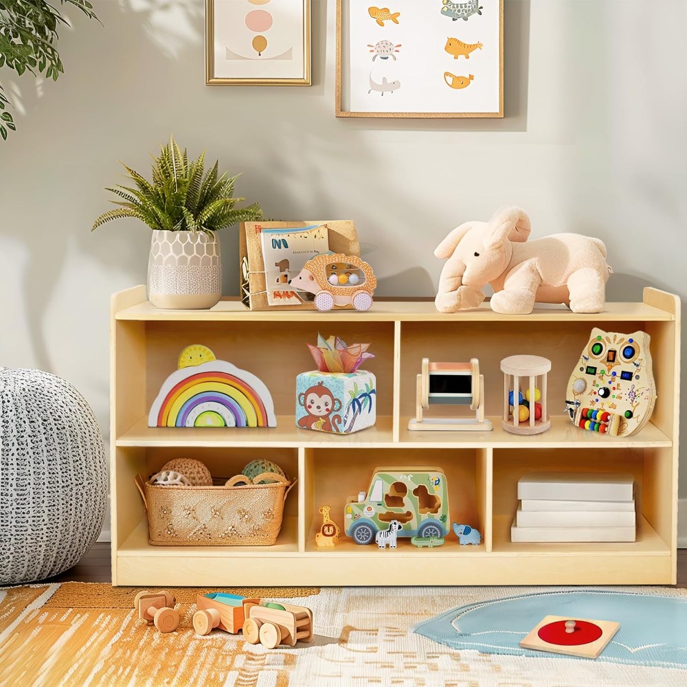 Montessori Wooden Toy Storage  - Montessori Shelf Toy 评论和价格