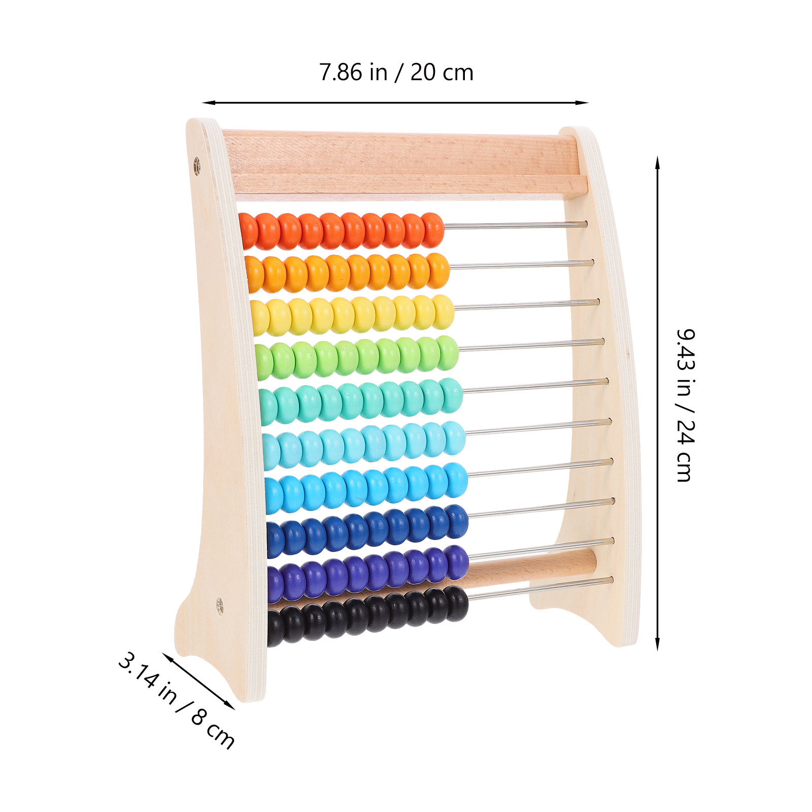 1Set Kids Educational Wooden A - Abacus Counting Bead 评论和价格