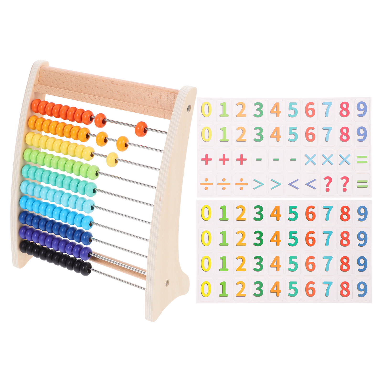 1Set Kids Educational Wooden A - Abacus Counting Bead 评论和价格