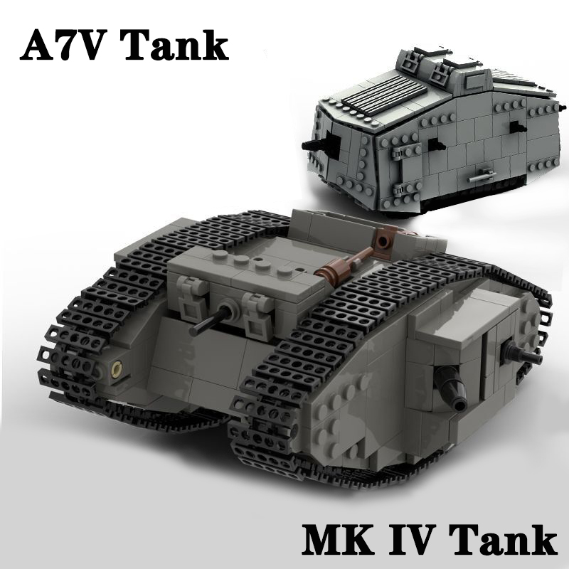 Hot WW1 Germany Military A7V C - Kids Education In Germany 评论和价格