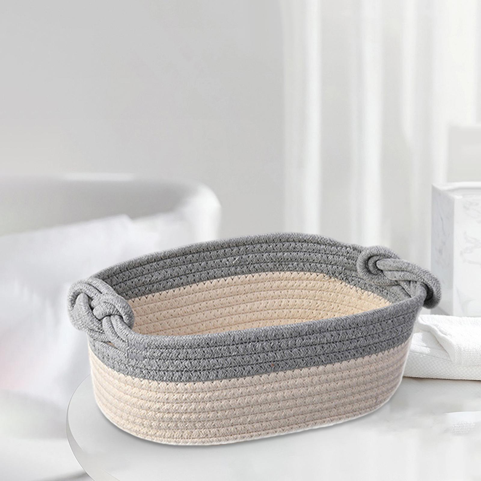 Cotton Rope Basket Storage Bas - Montessori Shelf Toy 评论和价格