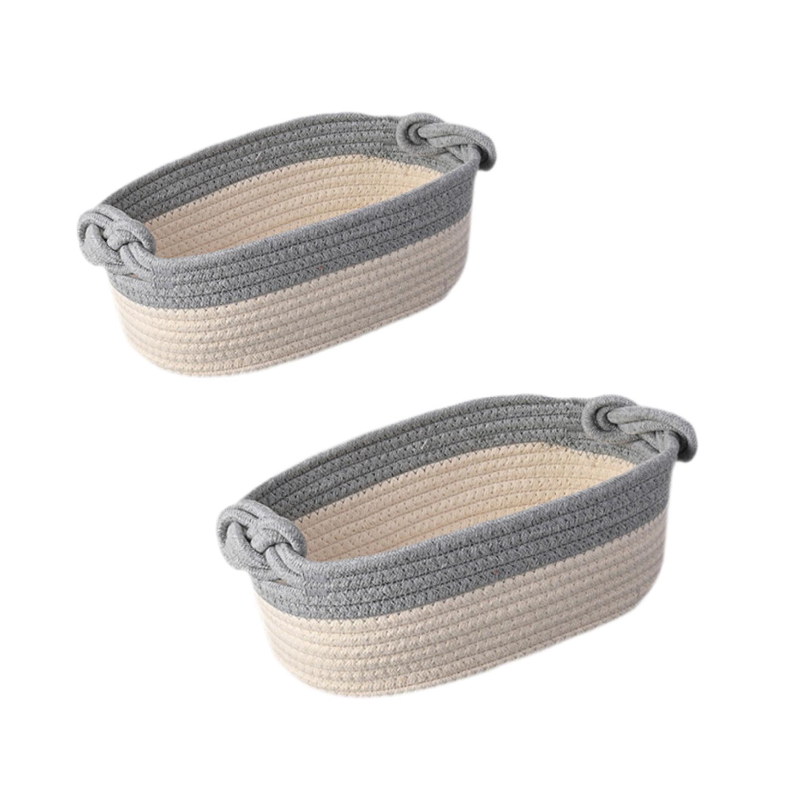 Cotton Rope Basket Storage Bas - Montessori Shelf Toy 评论和价格