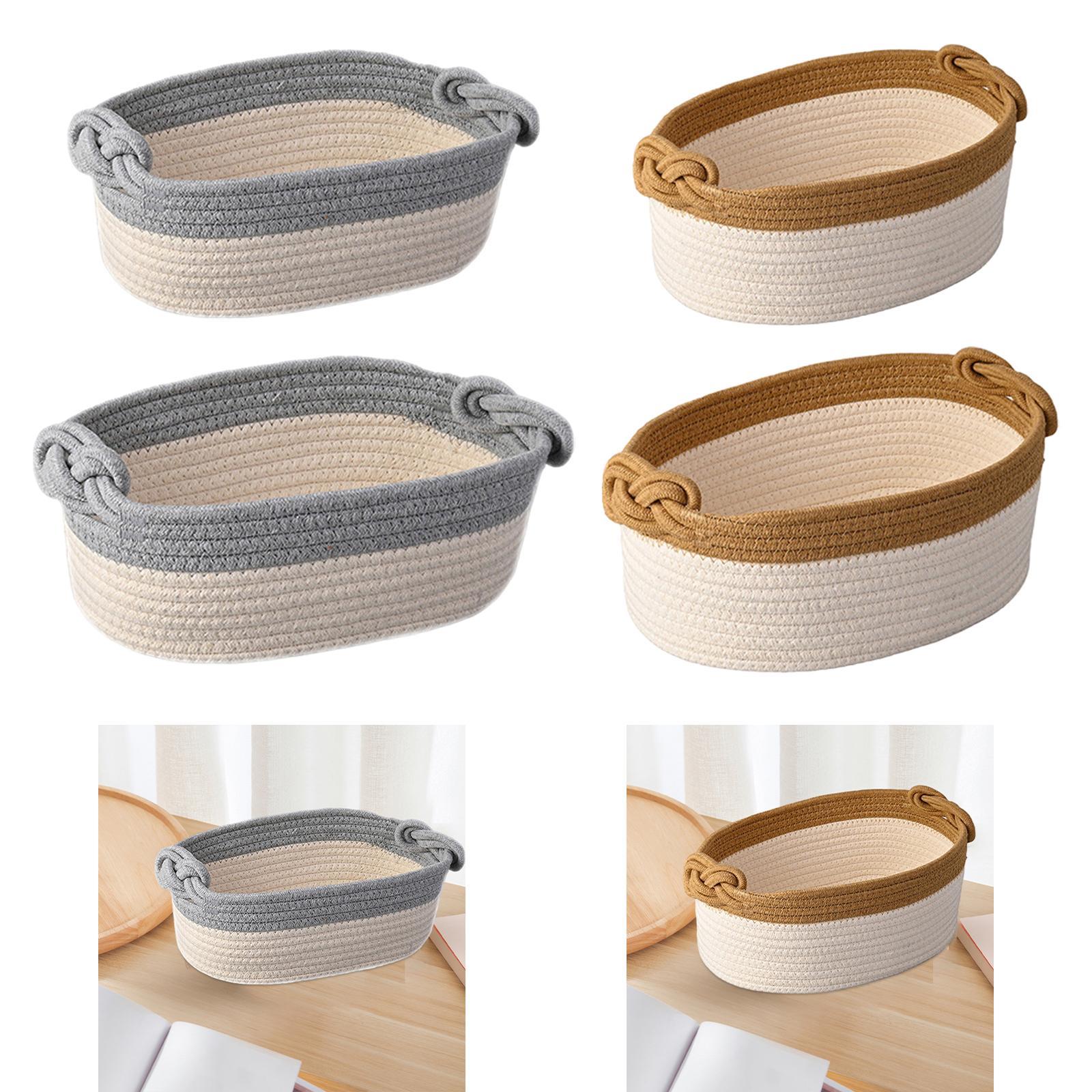 Cotton Rope Basket Storage Bas - Montessori Shelf Toy 评论和价格