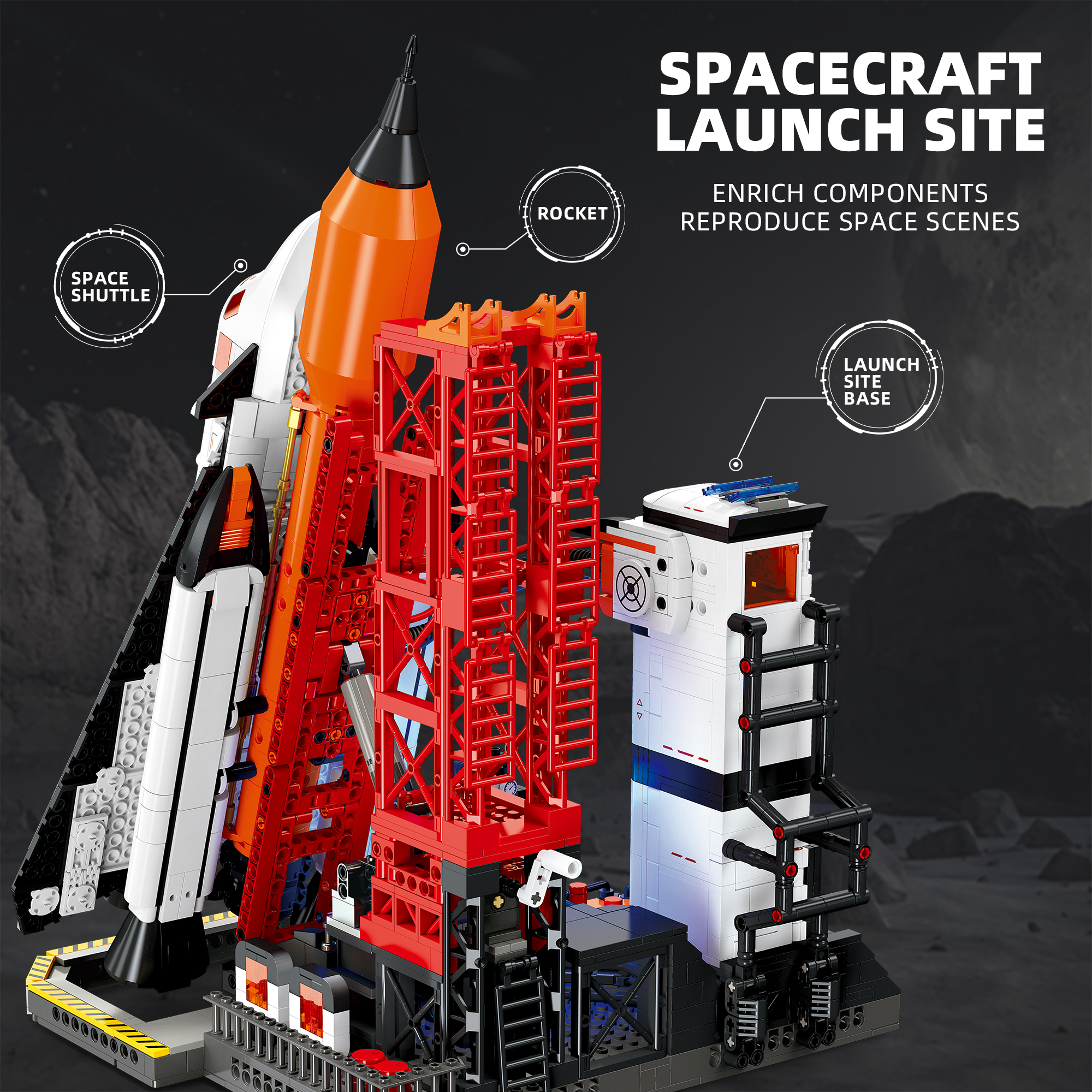 1797PCS Space Series Lighted S - Kids Education Sites 评论和价格