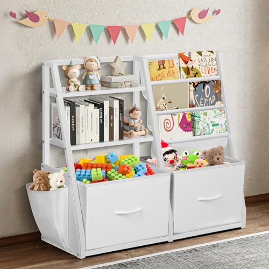 Bookshelf and Toy Storage Book - Montessori Shelf Toy 评论和价格
