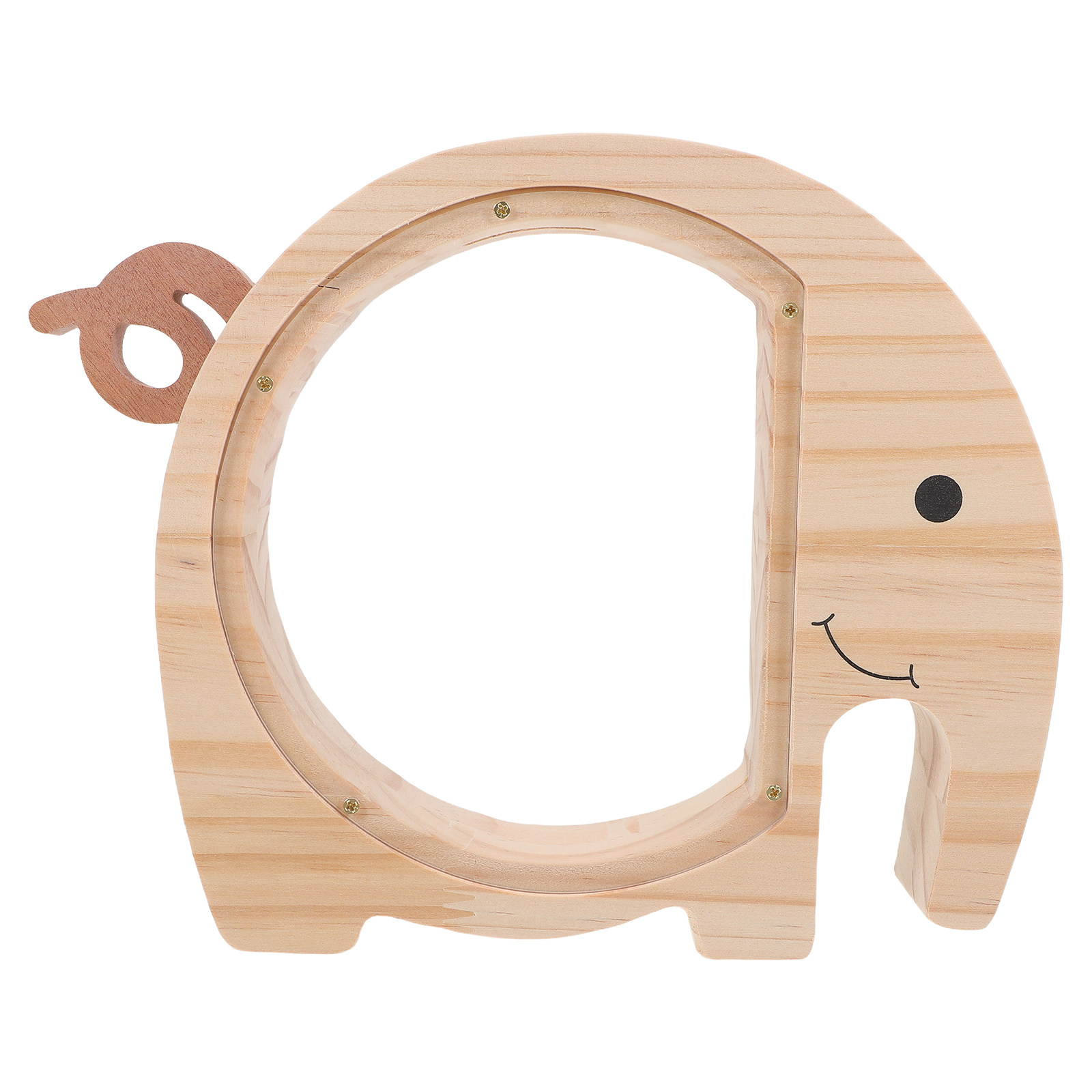 Children's Wooden Elephant Mon - Kids Education Savings 评论和价格