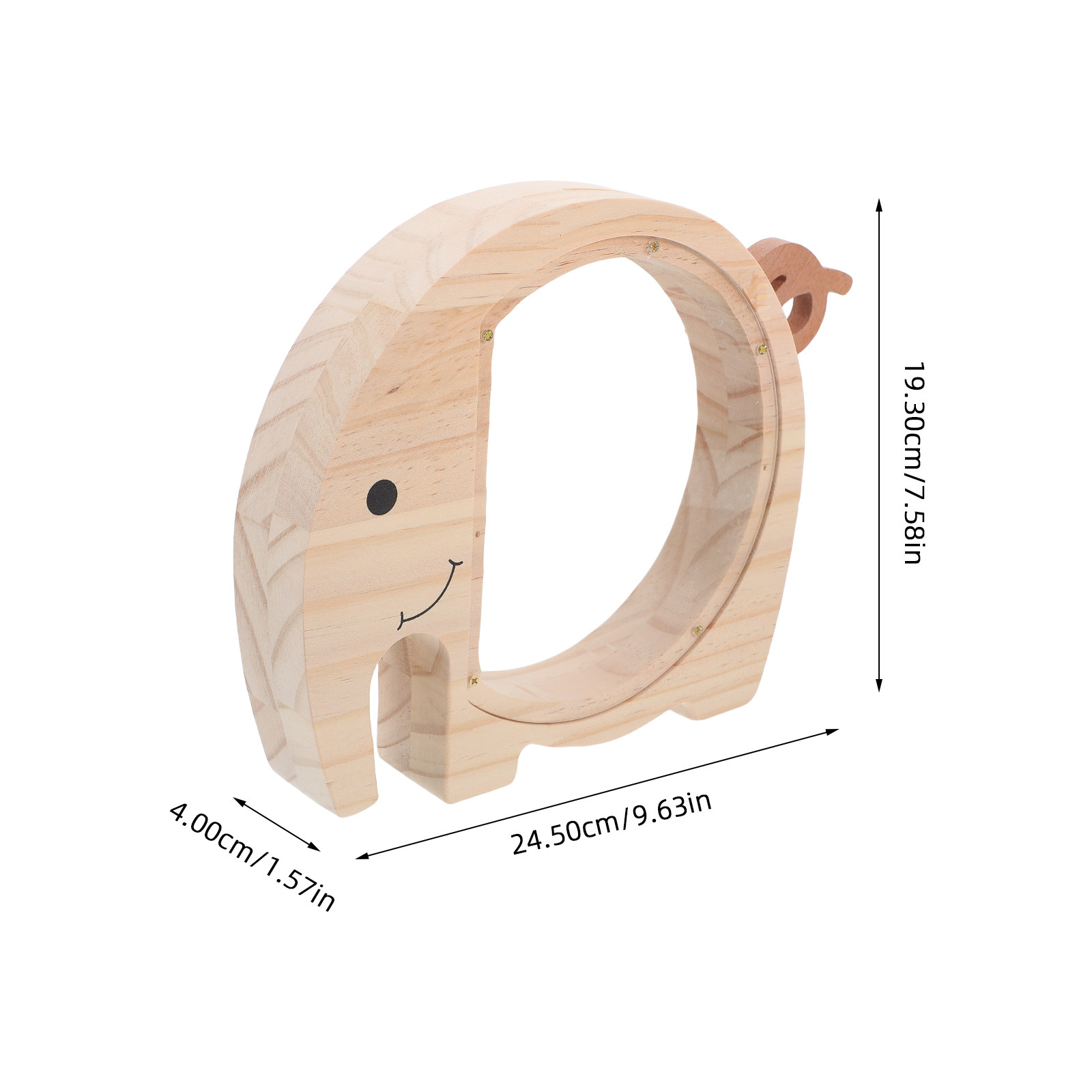 Children's Wooden Elephant Mon - Kids Education Savings 评论和价格