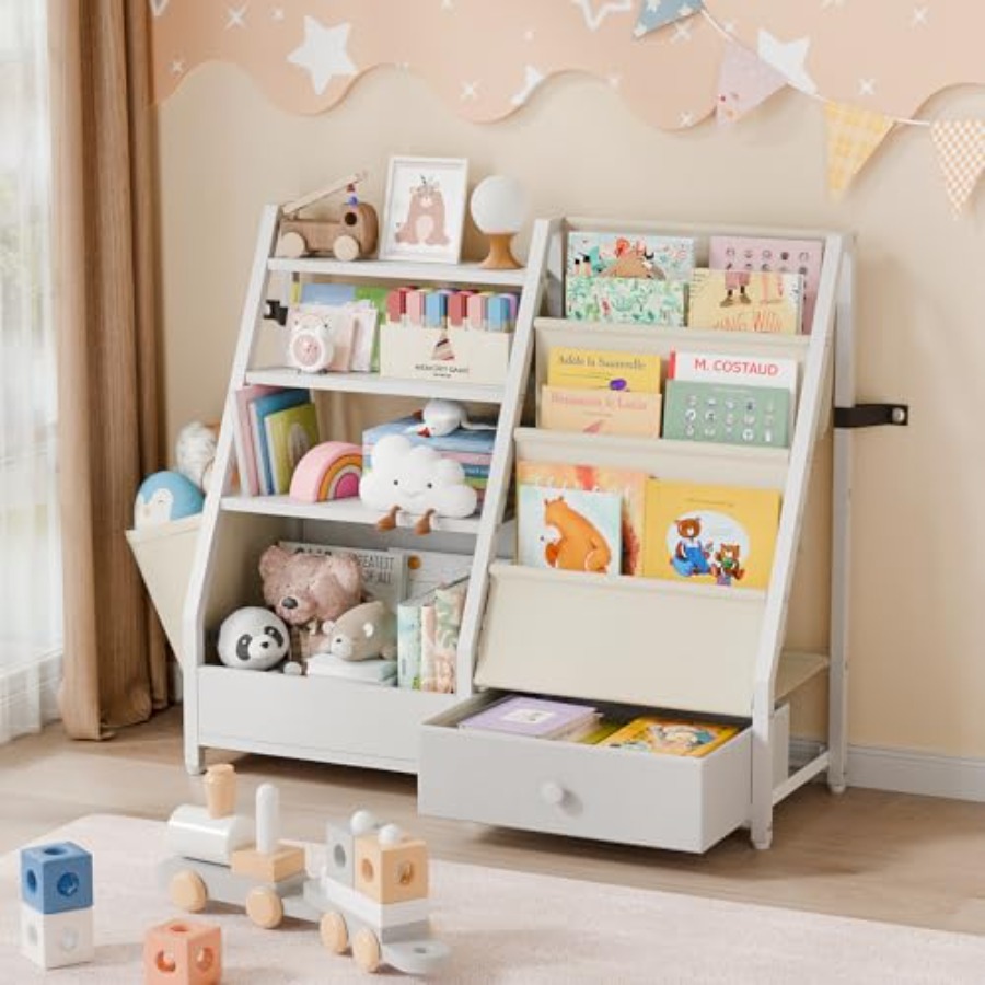 Bookshelf and Toy Storage - Bo - Montessori Shelf Toy 评论和价格