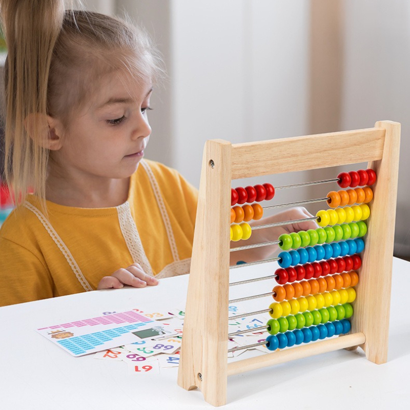 Wood Counting Beads Montessori - Abacus Counting Bead 评论和价格