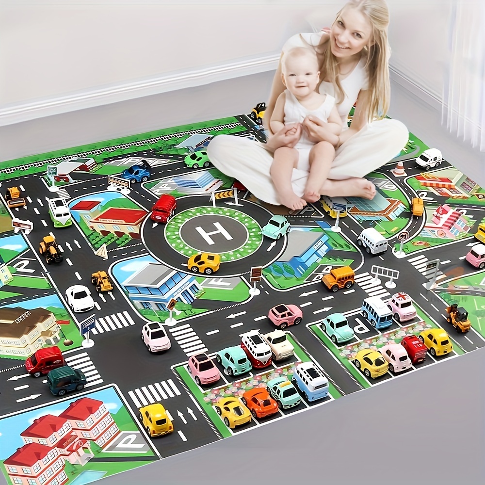 1pc, City Traffic Play Mat, La - Free Educational Games For Kids 评论和价格