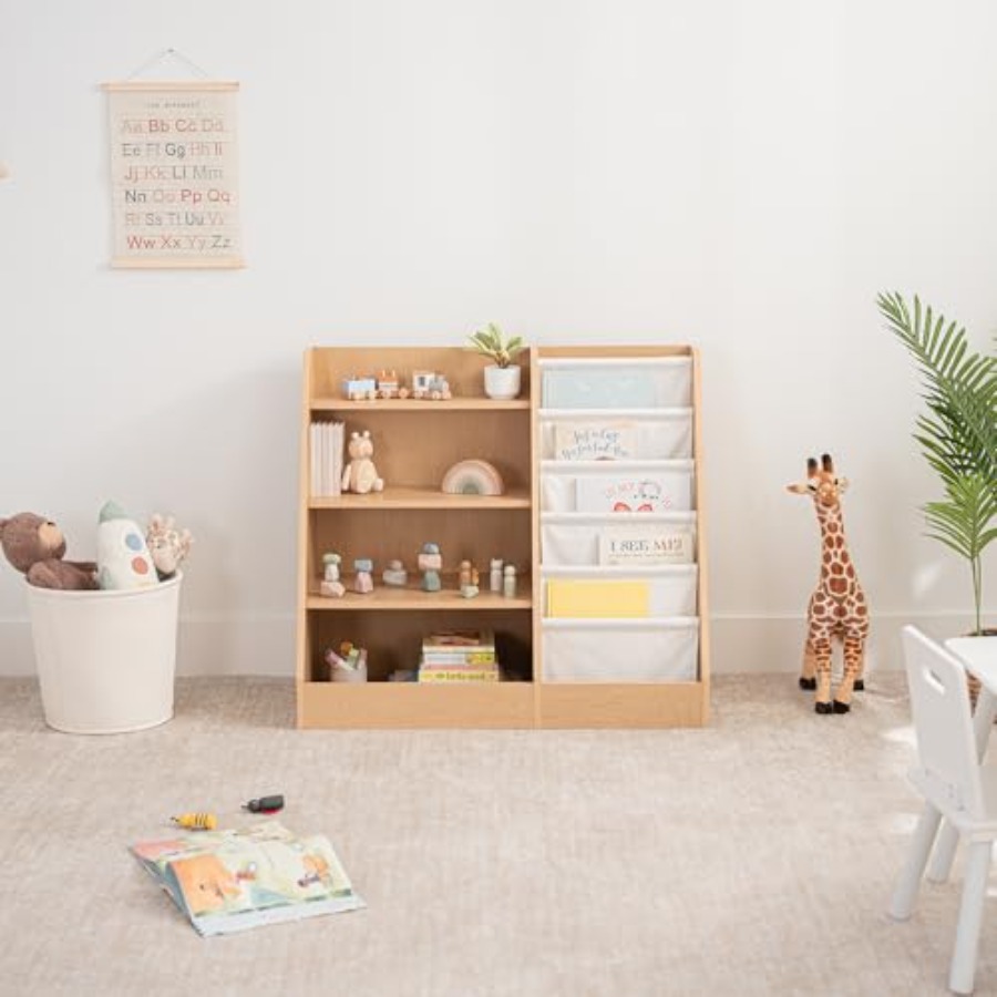 Bookshelf 35.2 x 15.7 x 31.5 I - Montessori Shelf Toy 评论和价格