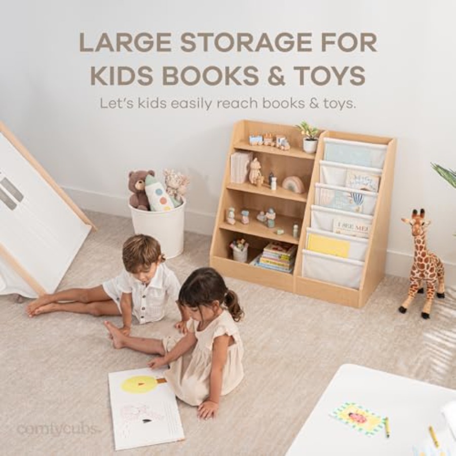 Bookshelf 35.2 x 15.7 x 31.5 I - Montessori Shelf Toy 评论和价格