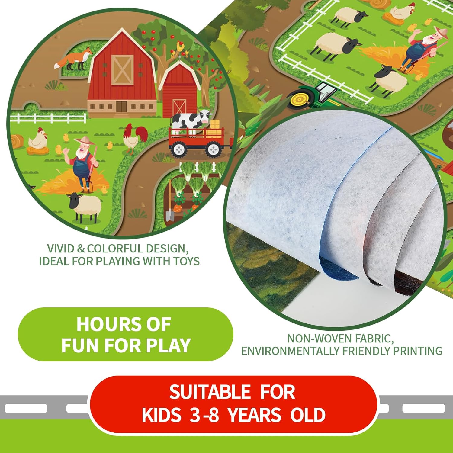 Kids Dream Mat Happy Farm Acti - Free Educational Games For Kids 评论和价格