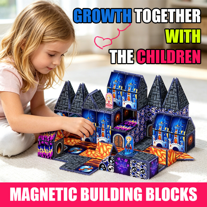 Magnetic Cube Building Blocks  - Free Educational Games For Kids 评论和价格