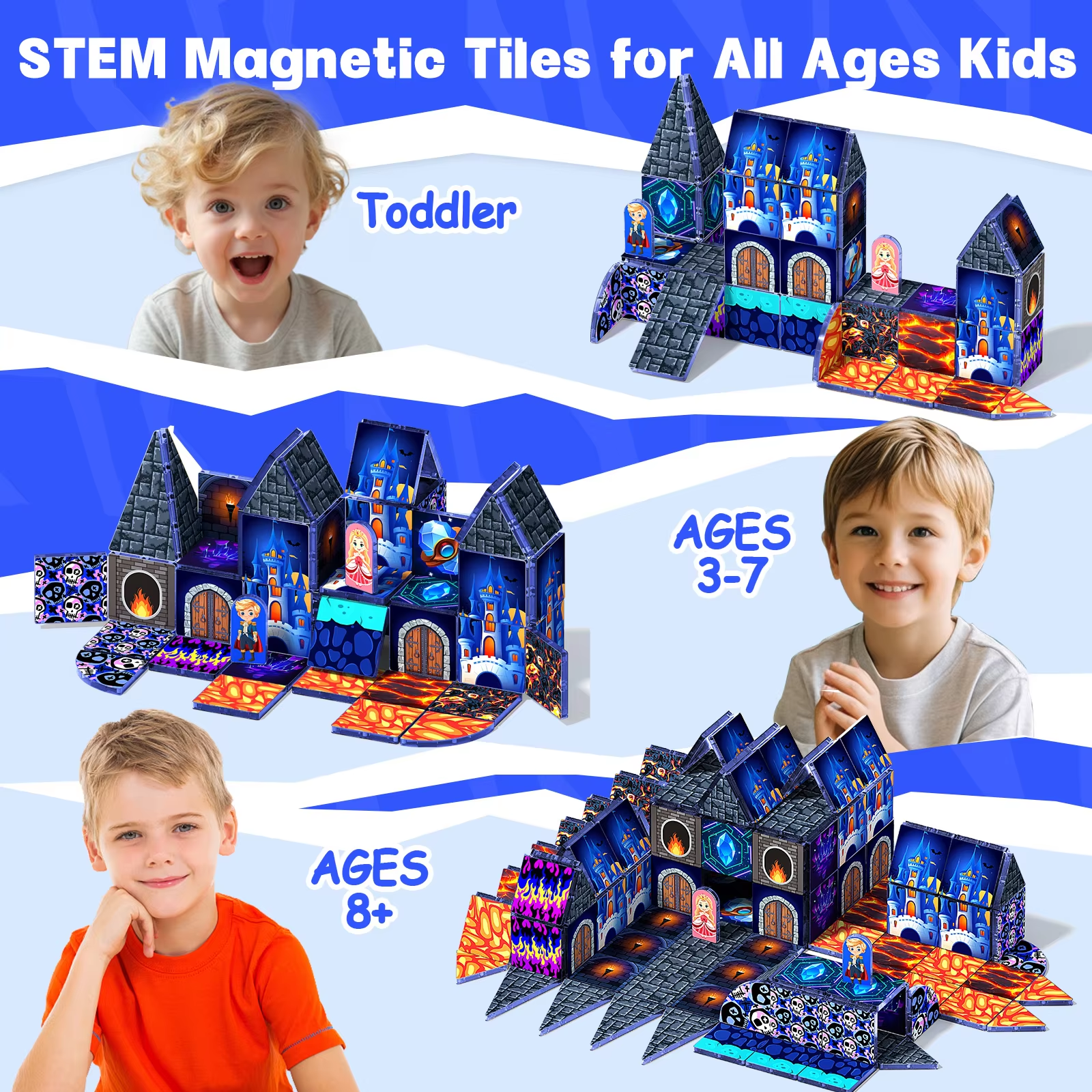 Magnetic Cube Building Blocks  - Free Educational Games For Kids 评论和价格