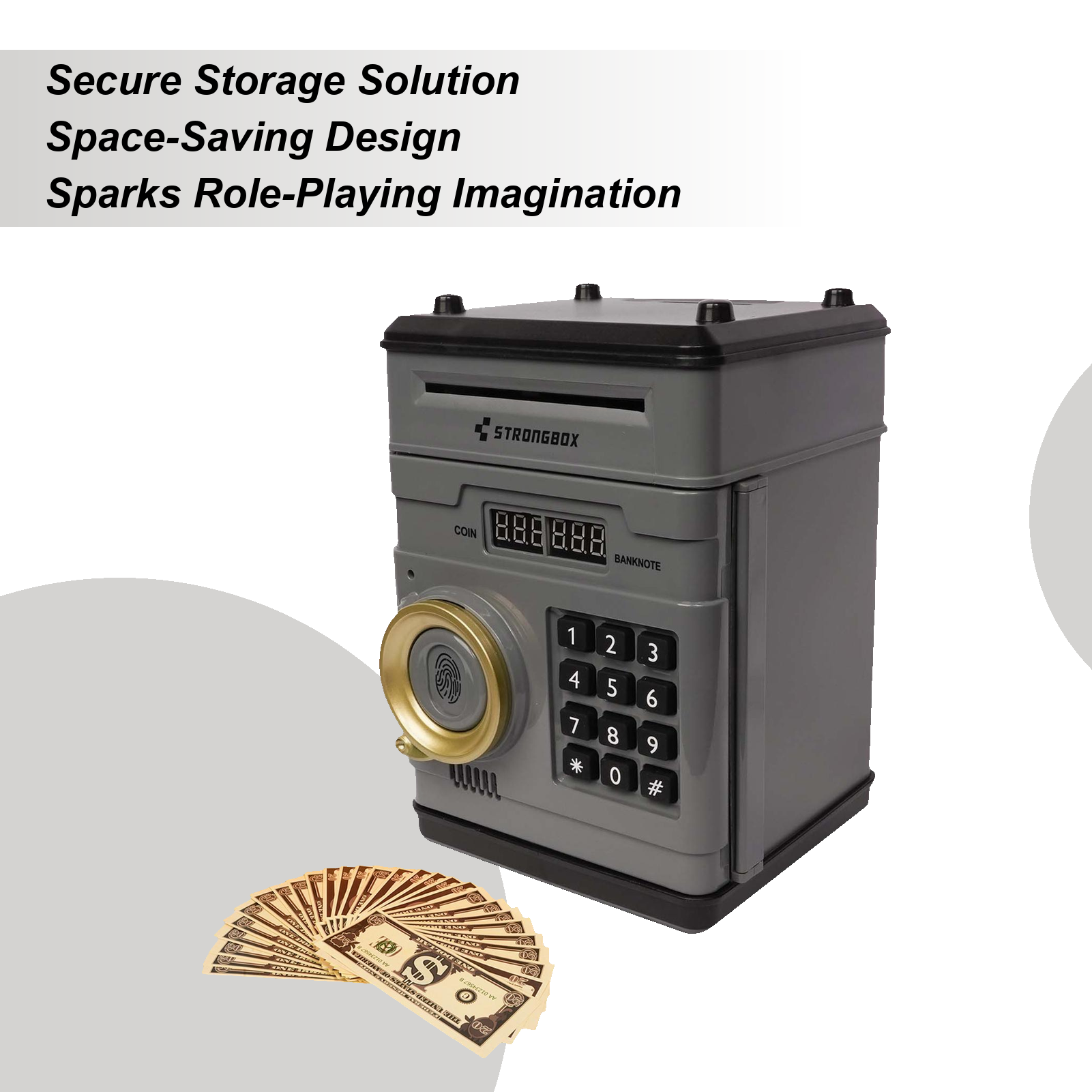 Electronic Money Bank Safe Box - Kids Education Savings 评论和价格