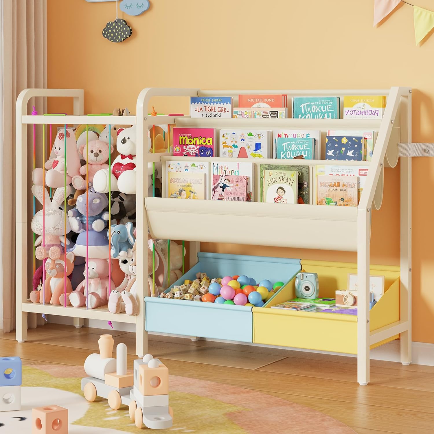 B5 Kids Bookshelf and Toy Stor - Montessori Shelf Toy 评论和价格