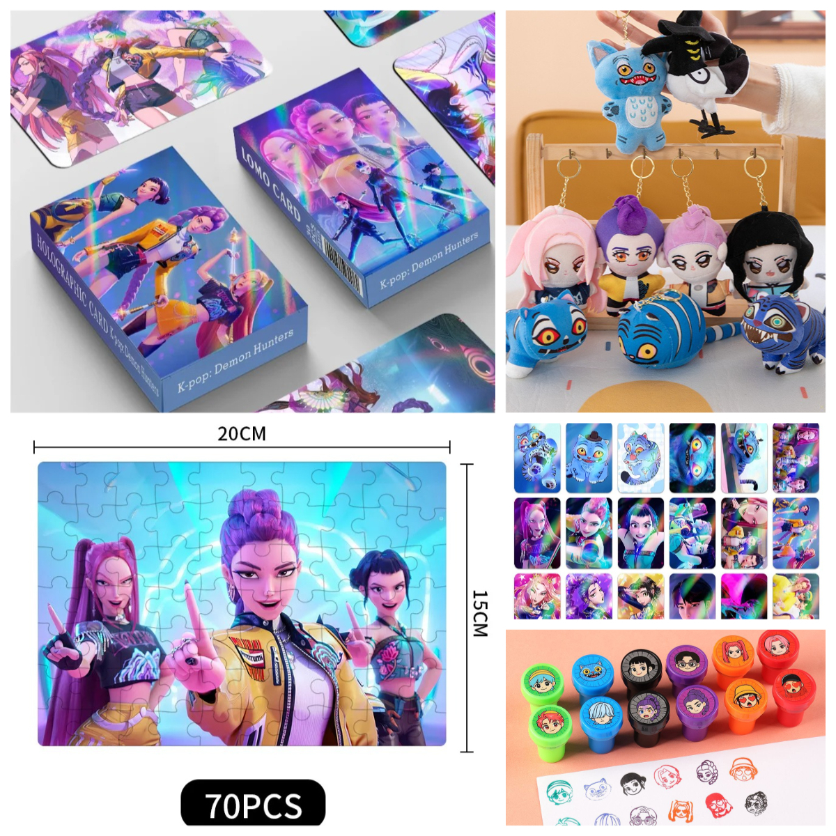 Cartoon Plush Keychain & Puzzl - Kids Education Card 评论和价格
